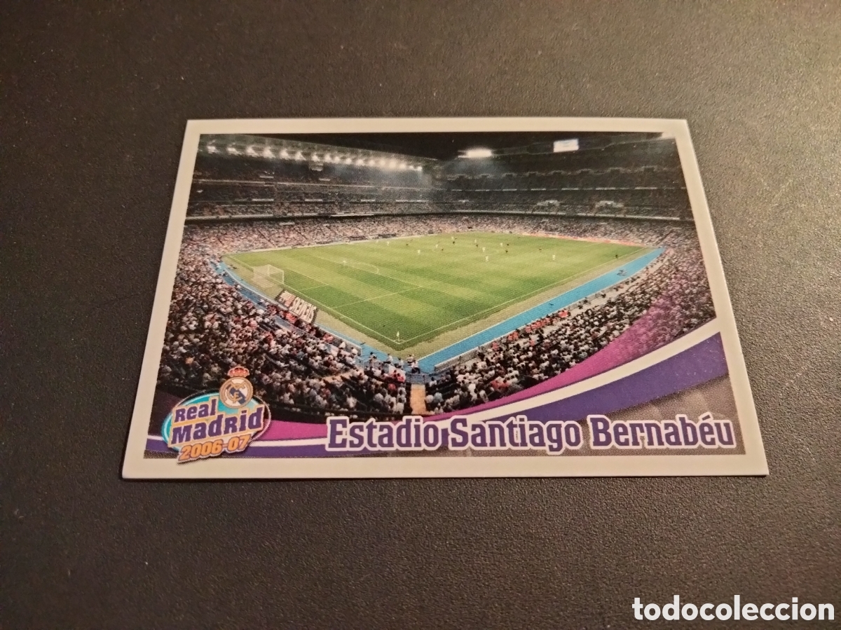 Sammeln alte Sammelbilder: BERNABEU # 11 COLECCION OFICIAL REAL MADRID 2006/07 NUEVO SIN PEGAR