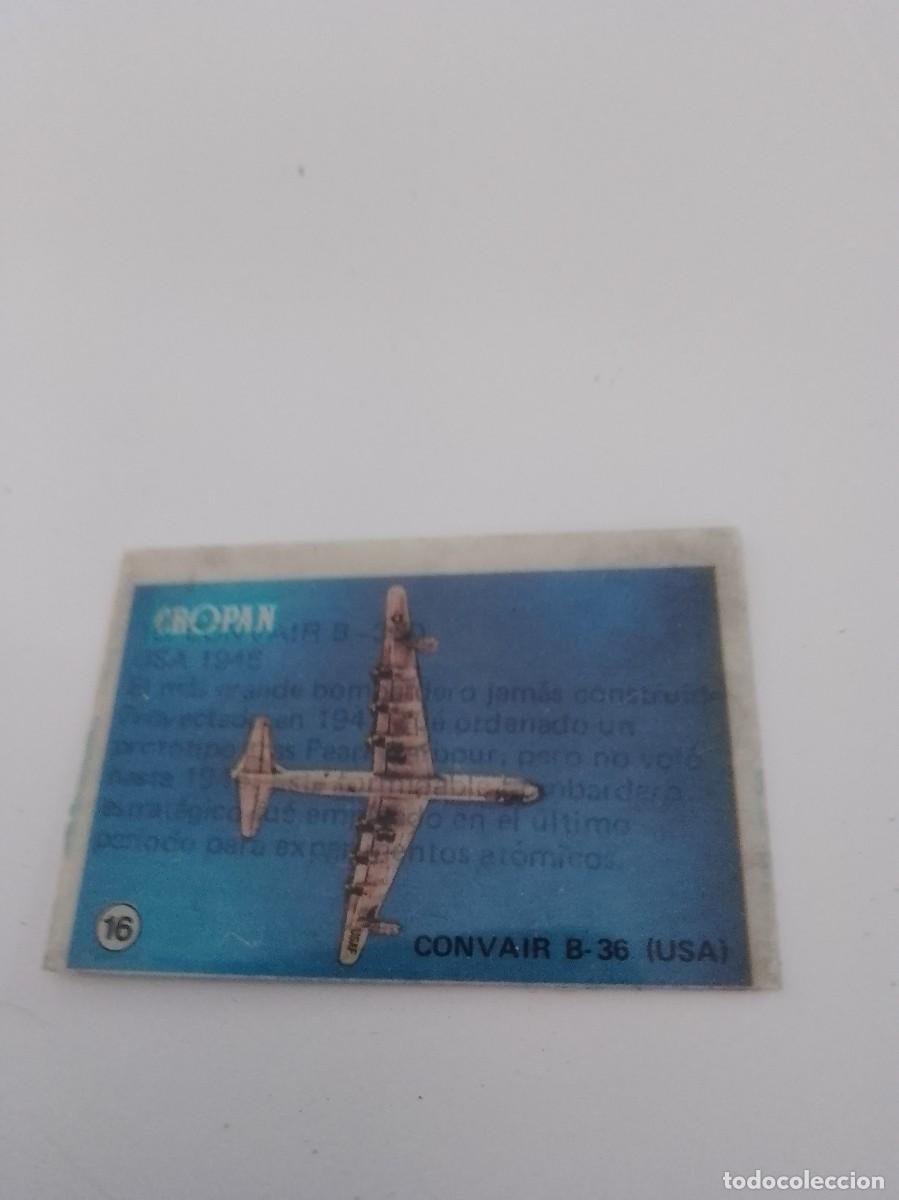Coleccionismo Cromos antiguos: Cropan n 16 Convair b 36 usa