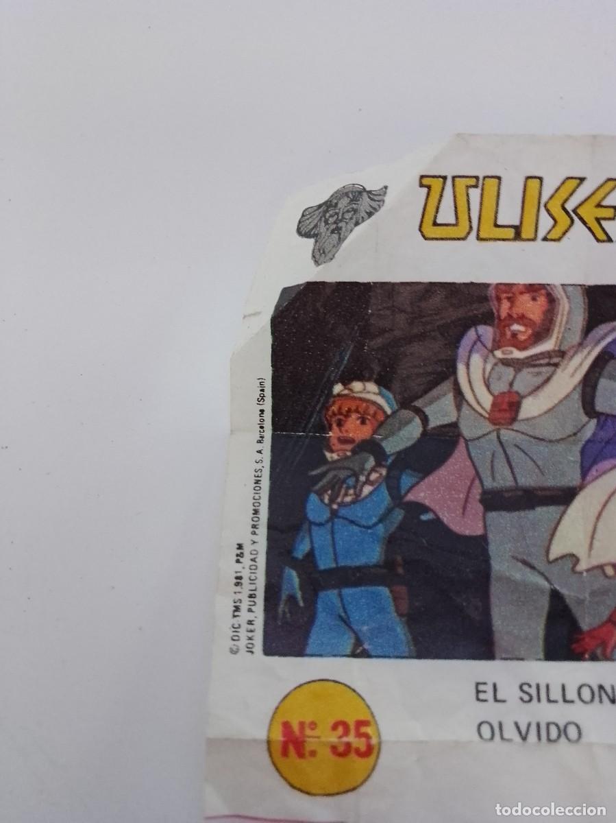 Coleccionismo cromos antiguos: Ulises cromo chicle n 35 &uacute;nico - Foto 2