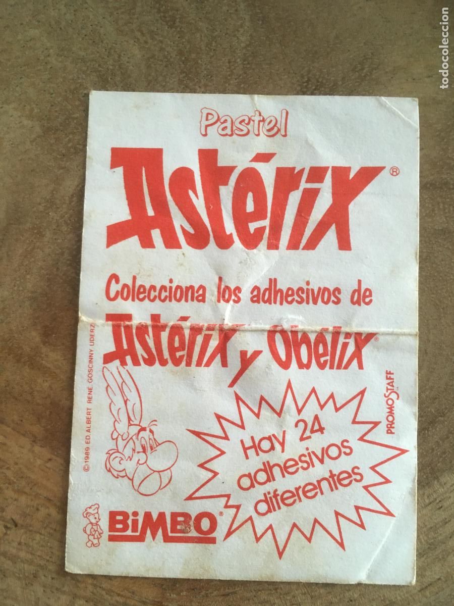 Coleccionismo cromos antiguos: asterix bimbo cromo original nunca pegado - Foto 2