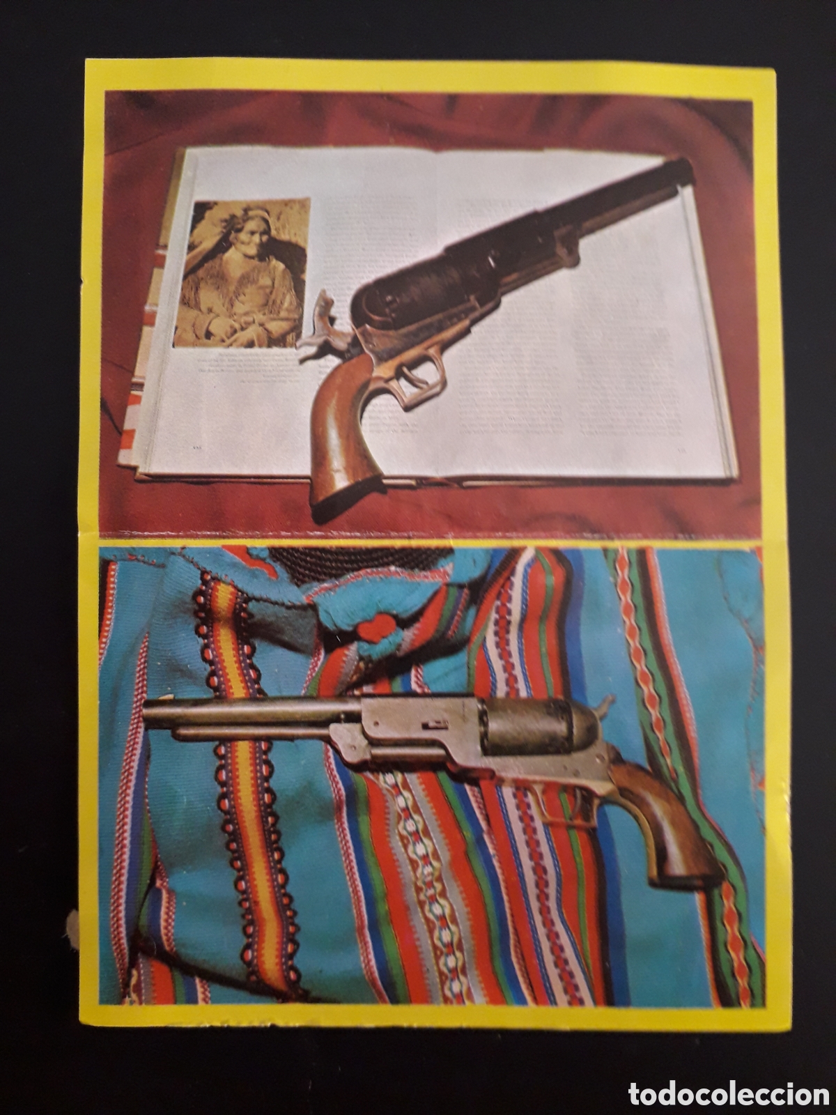 Collezionismo Figurine antiche: PISTOLA COLT WALKER HISTORIA DE LAS ARMAS, N&deg; 105 DOBLE ED ESTE 1971 DESPEGADO PEDIDO M&Iacute;NIMO 3&euro;