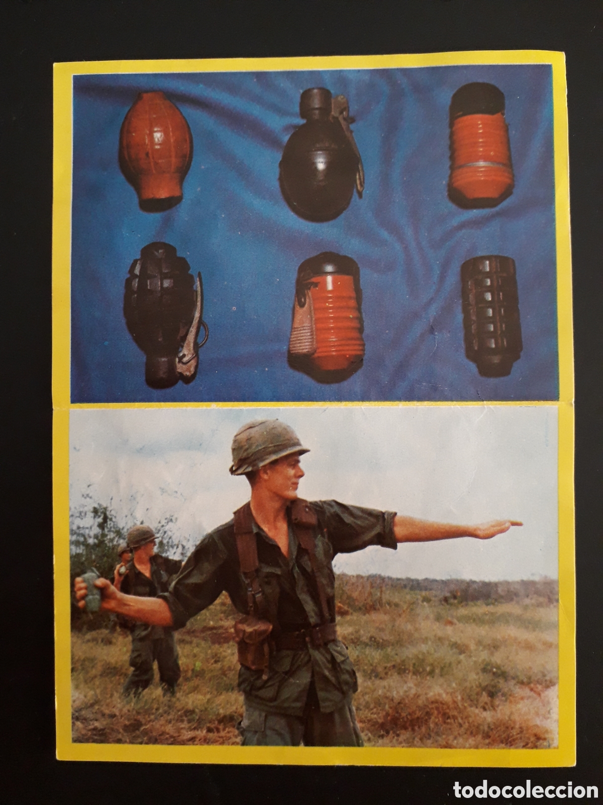 Collezionismo Figurine antiche: BOMBA DE MANO, GRANADA HISTORIA DE LAS ARMAS, N&deg; 194 DOBLE ED ESTE 1971 DESPEGADO PEDIDO M&Iacute;NIMO 3&euro;
