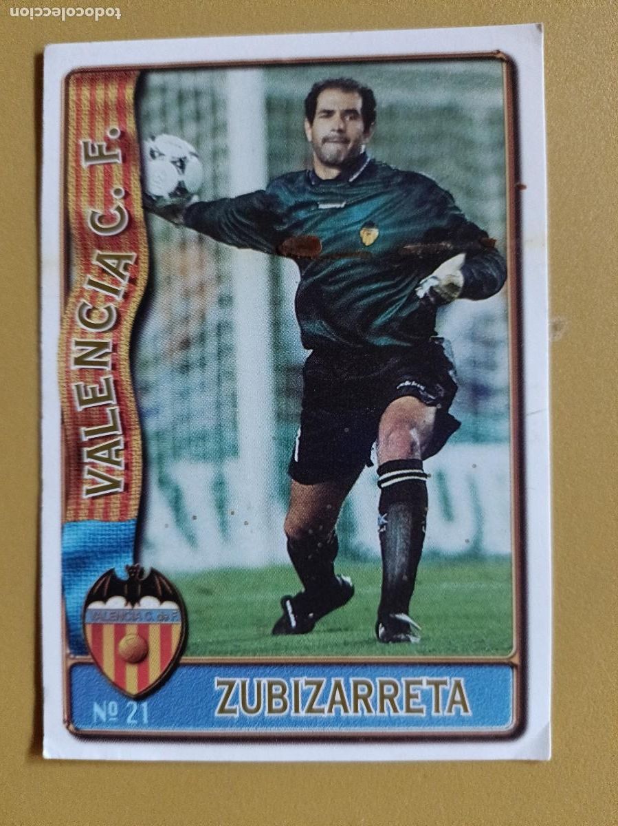 Coleccionismo cromos antiguos: zubizarreta, liga 1996 97 - Foto 1