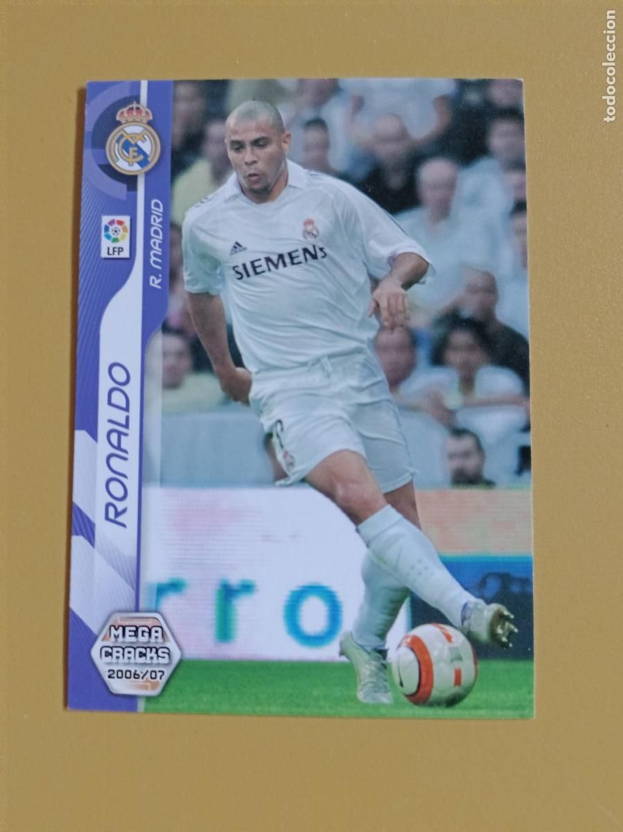 Coleccionismo cromos antiguos: ronaldo, 06 07 mega cracks - Foto 1