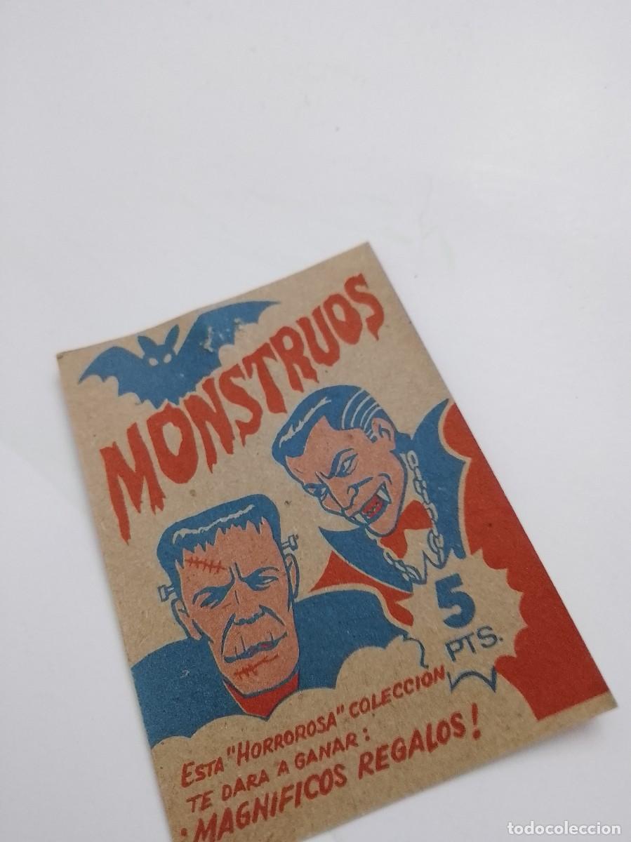 Coleccionismo cromos antiguos: Monstruos cromo a&ntilde;os 70,80 - Foto 2