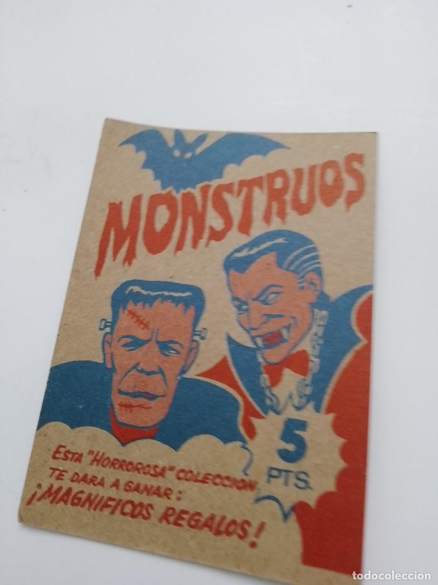 Coleccionismo cromos antiguos: Monstruos cromo a&ntilde;os 70,80 &uacute;nicos - Foto 2