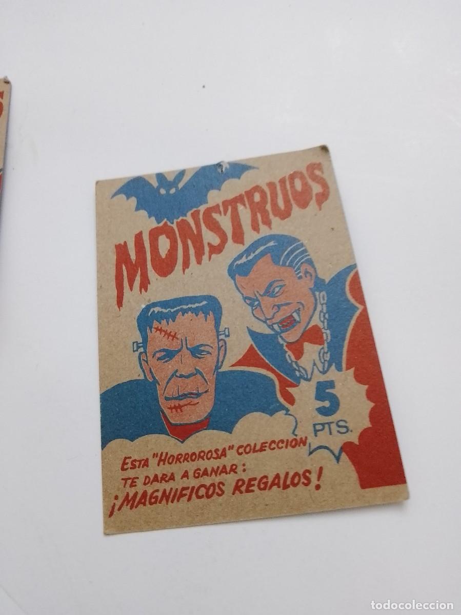 Coleccionismo cromos antiguos: Monstruos cromo a&ntilde;os 70,80 &uacute;nicos - Foto 2
