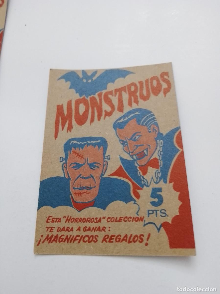 Coleccionismo cromos antiguos: Monstruos cromo a&ntilde;os 70,80 &uacute;nicos - Foto 2
