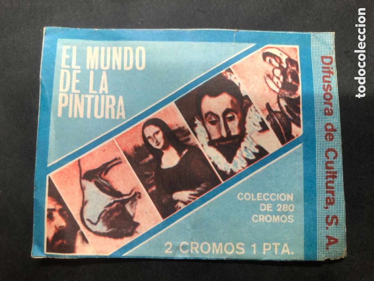 Collectionnisme Cartes &agrave; collectionner anciennes: SOBRE CROMOS SIN ABRIR ALBUM EL MUNDO DE LA PINTURA EDITORIAL DIFUSORA DE CULTURA