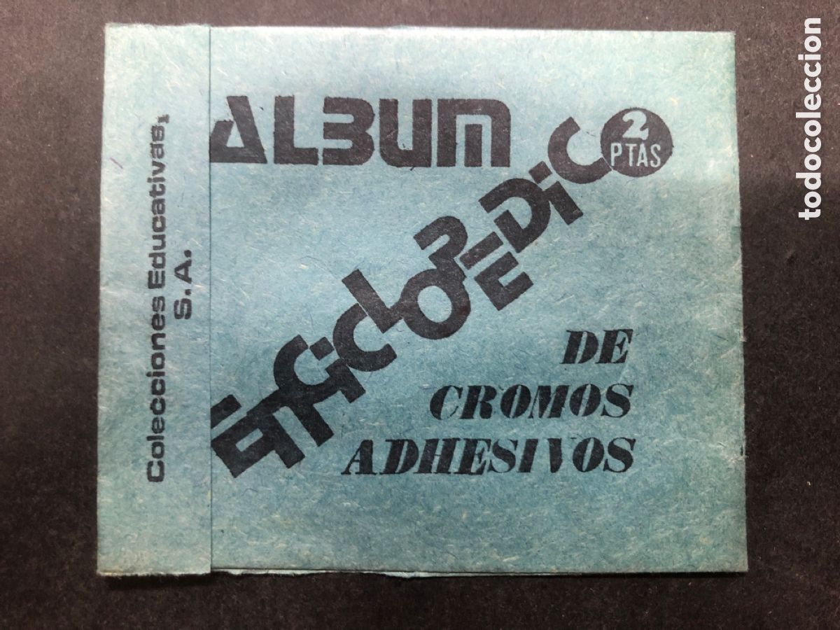Colecionismo Cromos antigos: SOBRE CROMOS SIN ABRIR ALBUM ENCICLOPEDICO COLECCIONES EDUCATIVAS
