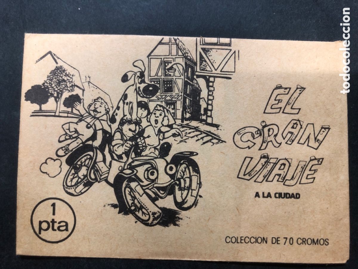 Colecionismo Cromos antigos: SOBRE CROMOS SIN ABRIR ALBUM EL GRAN VIAJE