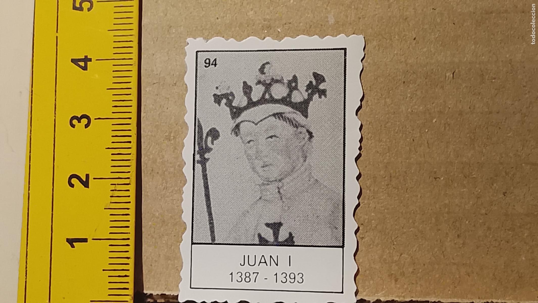 Collectable Antique Stickers: ANTIGUA ESTAMPA CROMO COLECCION DE REYES REINOS REINADOS ESPA&Ntilde;A A TRAVES DE LA HISTORIA ESPA&Ntilde;OLA