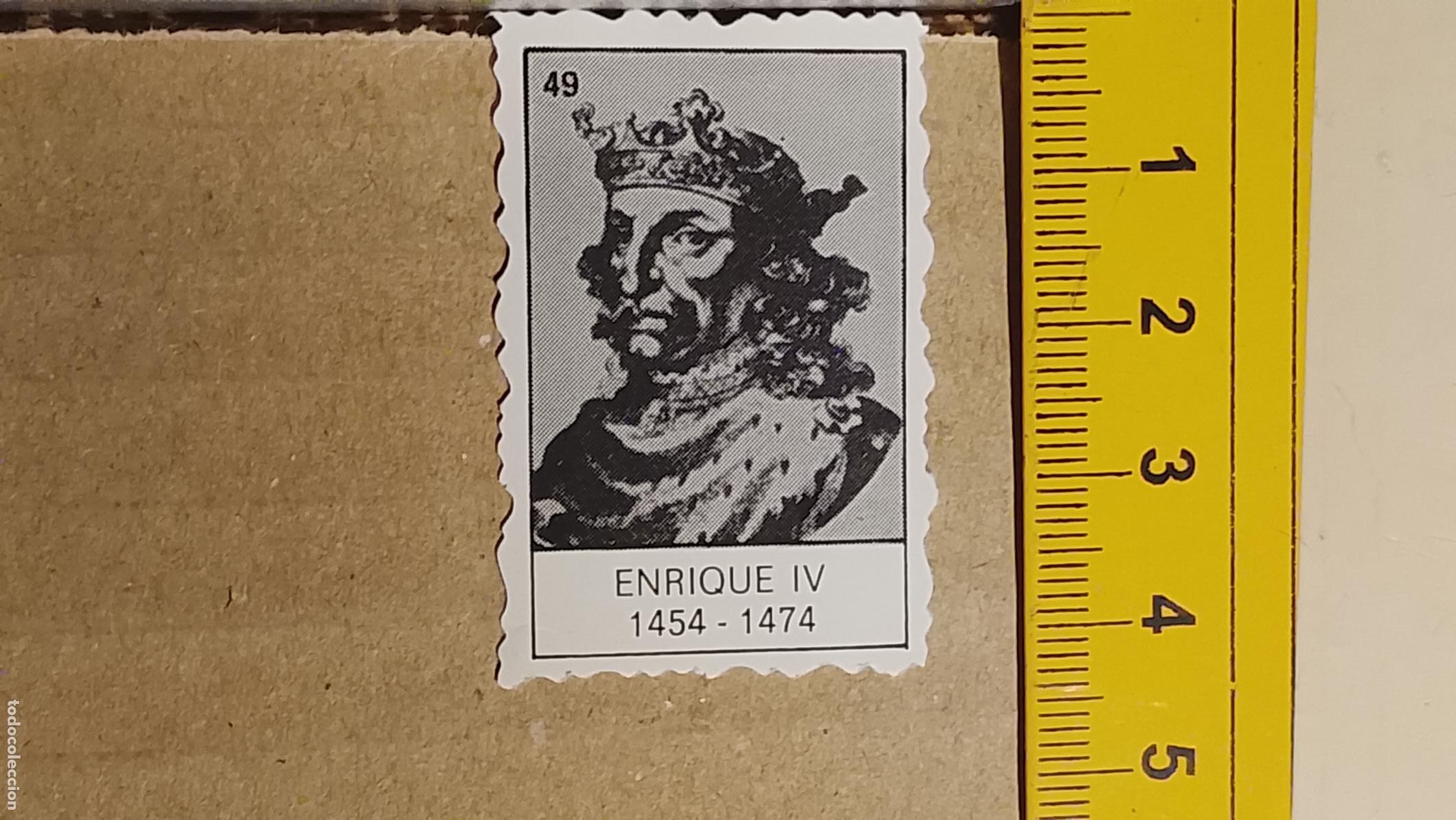 Collectable Antique Stickers: ANTIGUA ESTAMPA CROMO COLECCION DE REYES REINOS REINADOS ESPA&Ntilde;A A TRAVES DE LA HISTORIA ESPA&Ntilde;OLA