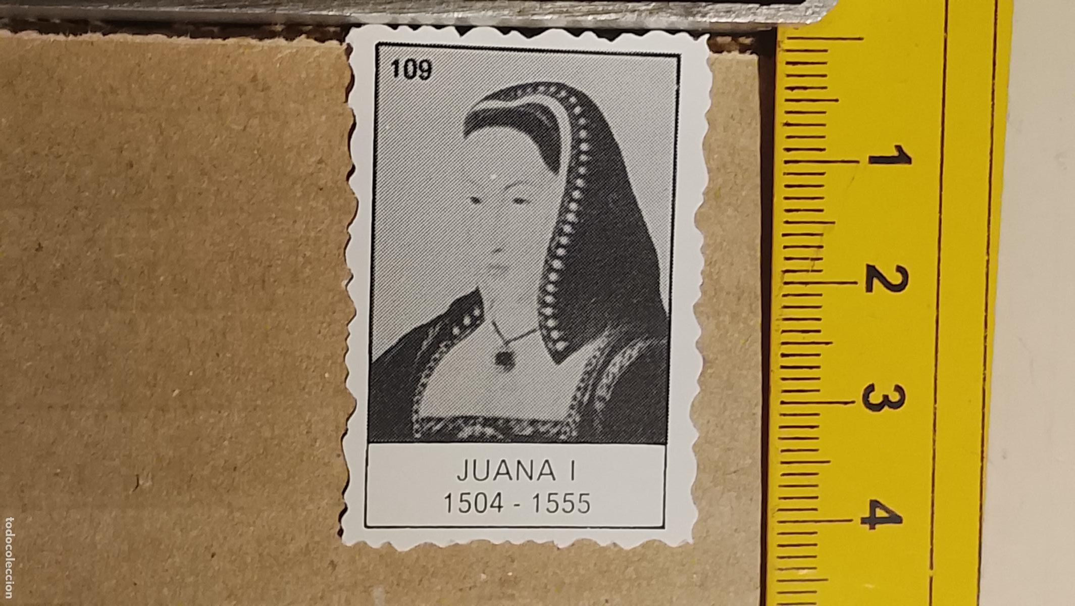 Collectable Antique Stickers: ANTIGUA ESTAMPA CROMO COLECCION DE REYES REINOS REINADOS ESPA&Ntilde;A A TRAVES DE LA HISTORIA ESPA&Ntilde;OLA