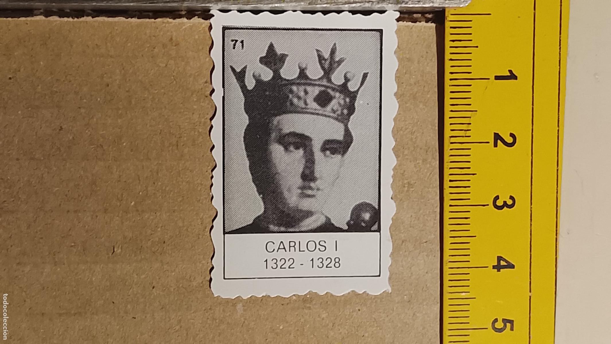 Collectable Antique Stickers: ANTIGUA ESTAMPA CROMO COLECCION DE REYES REINOS REINADOS ESPA&Ntilde;A A TRAVES DE LA HISTORIA ESPA&Ntilde;OLA