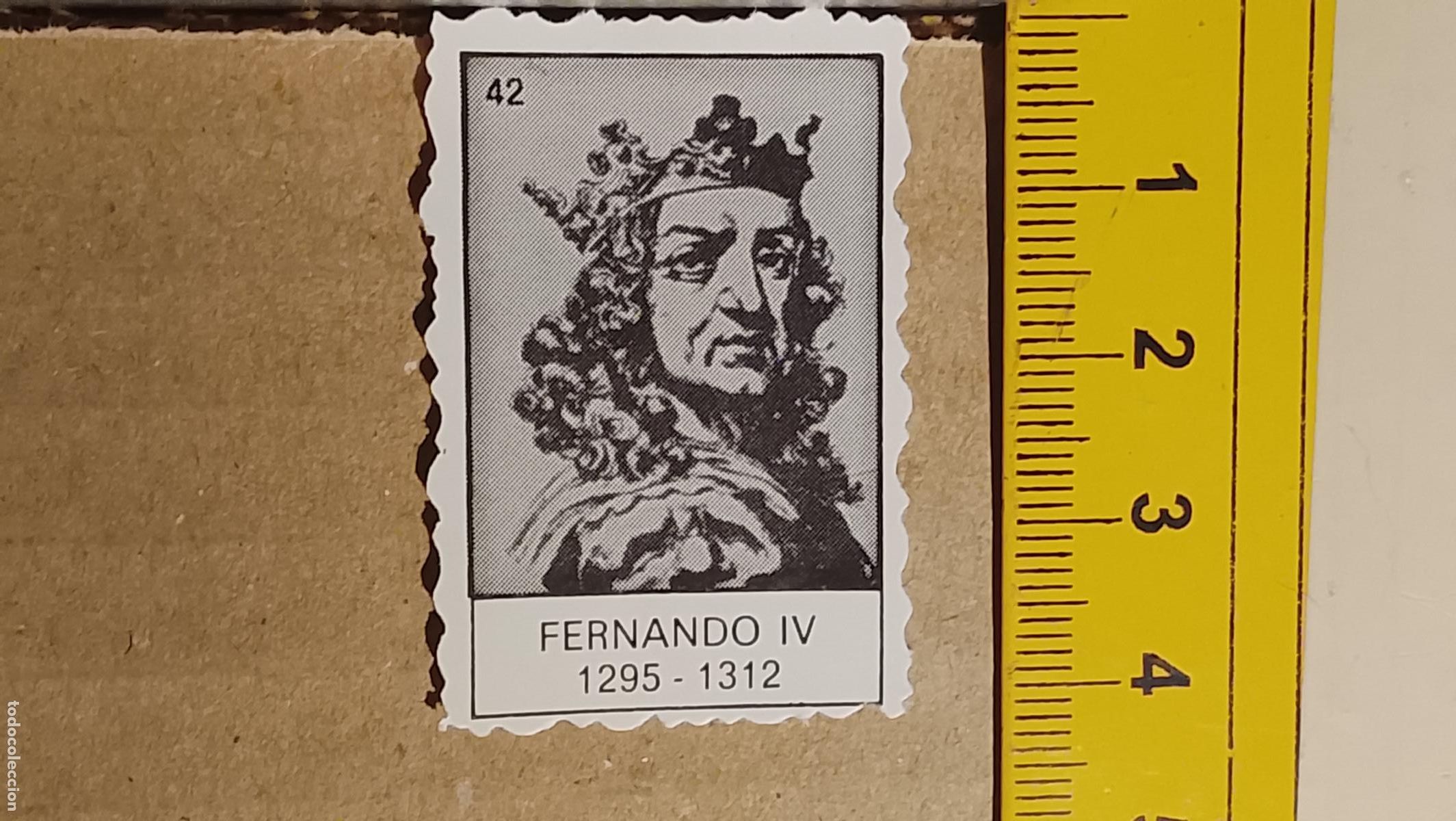 Collectable Antique Stickers: ANTIGUA ESTAMPA CROMO COLECCION DE REYES REINOS REINADOS ESPA&Ntilde;A A TRAVES DE LA HISTORIA ESPA&Ntilde;OLA