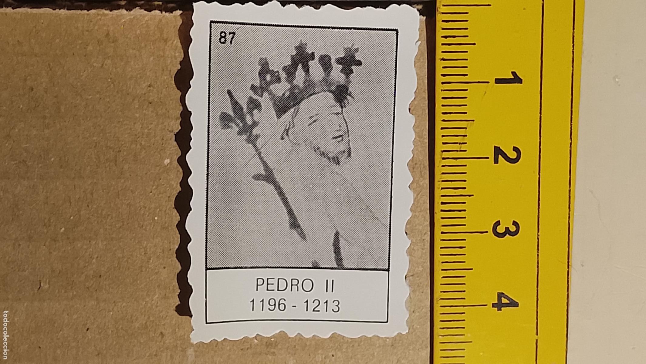 Collectable Antique Stickers: ANTIGUA ESTAMPA CROMO COLECCION DE REYES REINOS REINADOS ESPA&Ntilde;A A TRAVES DE LA HISTORIA ESPA&Ntilde;OLA