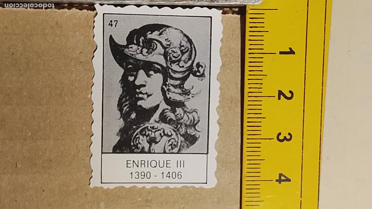 Coleccionismo Cromos antiguos: ANTIGUA ESTAMPA CROMO COLECCION DE REYES REINOS REINADOS ESPA&Ntilde;A A TRAVES DE LA HISTORIA ESPA&Ntilde;OLA
