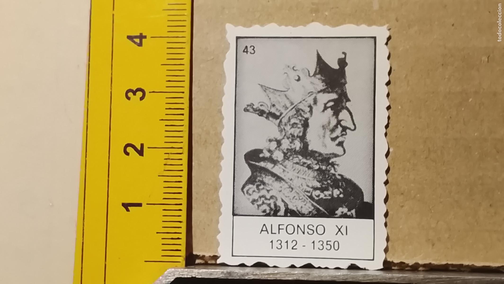 Coleccionismo Cromos antiguos: ANTIGUA ESTAMPA CROMO COLECCION DE REYES REINOS REINADOS ESPA&Ntilde;A A TRAVES DE LA HISTORIA ESPA&Ntilde;OLA