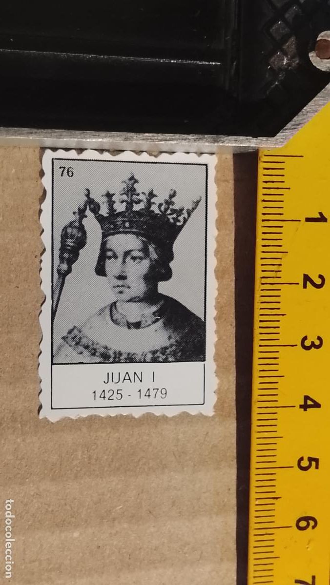 Coleccionismo Cromos antiguos: ANTIGUA ESTAMPA CROMO COLECCION DE REYES REINOS REINADOS ESPA&Ntilde;A A TRAVES DE LA HISTORIA ESPA&Ntilde;OLA