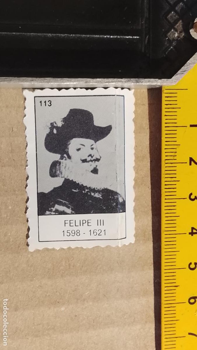 Coleccionismo Cromos antiguos: ANTIGUA ESTAMPA CROMO COLECCION DE REYES REINOS REINADOS ESPA&Ntilde;A A TRAVES DE LA HISTORIA ESPA&Ntilde;OLA