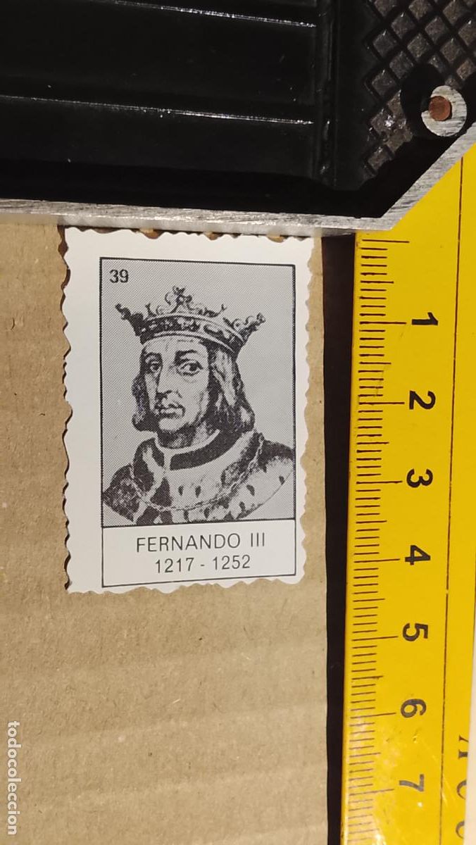 Collectable Antique Stickers: ANTIGUA ESTAMPA CROMO COLECCION DE REYES REINOS REINADOS ESPA&Ntilde;A A TRAVES DE LA HISTORIA ESPA&Ntilde;OLA