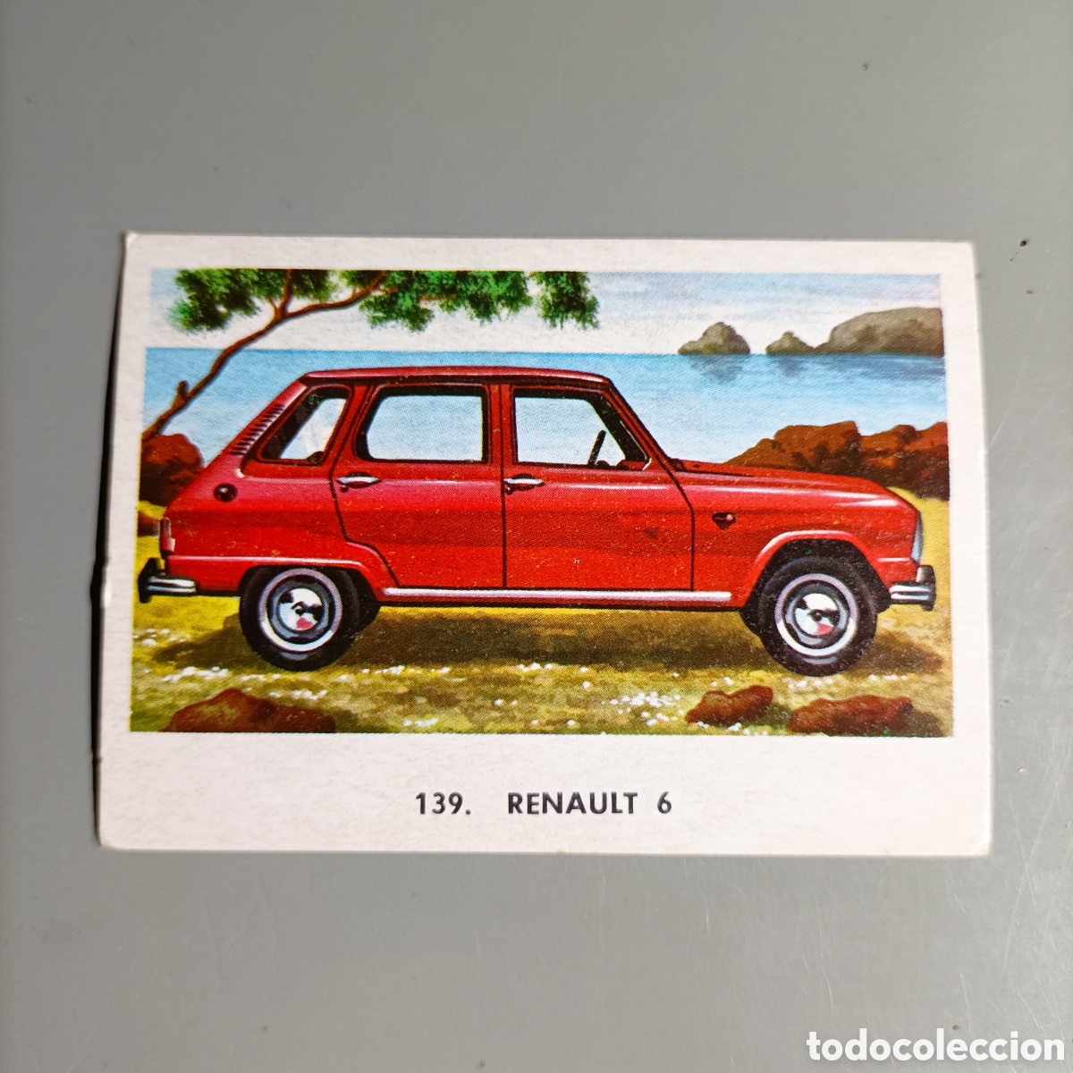 Coleccionismo Cromos antiguos: CROMO ALBUM AUTOM&Oacute;VILES. ED. MAGA 1972 (RECUPERADO) - №139 RENAULT 6