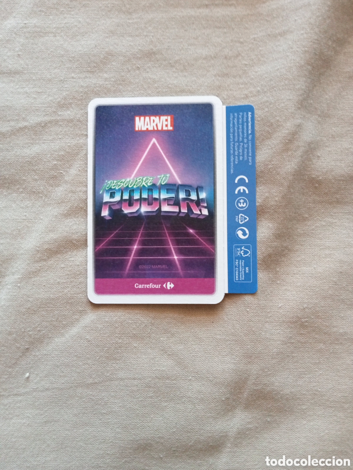 Coleccionismo cromos antiguos: 34 Sobres sin abrir Marvel - Foto 2