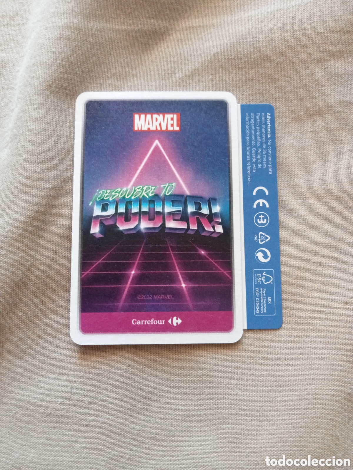 Coleccionismo cromos antiguos: Sobre sin abrir de Marvel - Foto 1