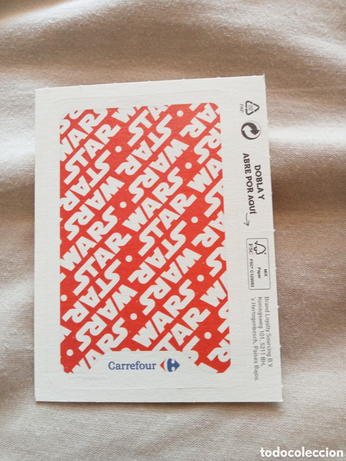 Colecionismo Cromos antigos: Sobre sin abrir Star Wars