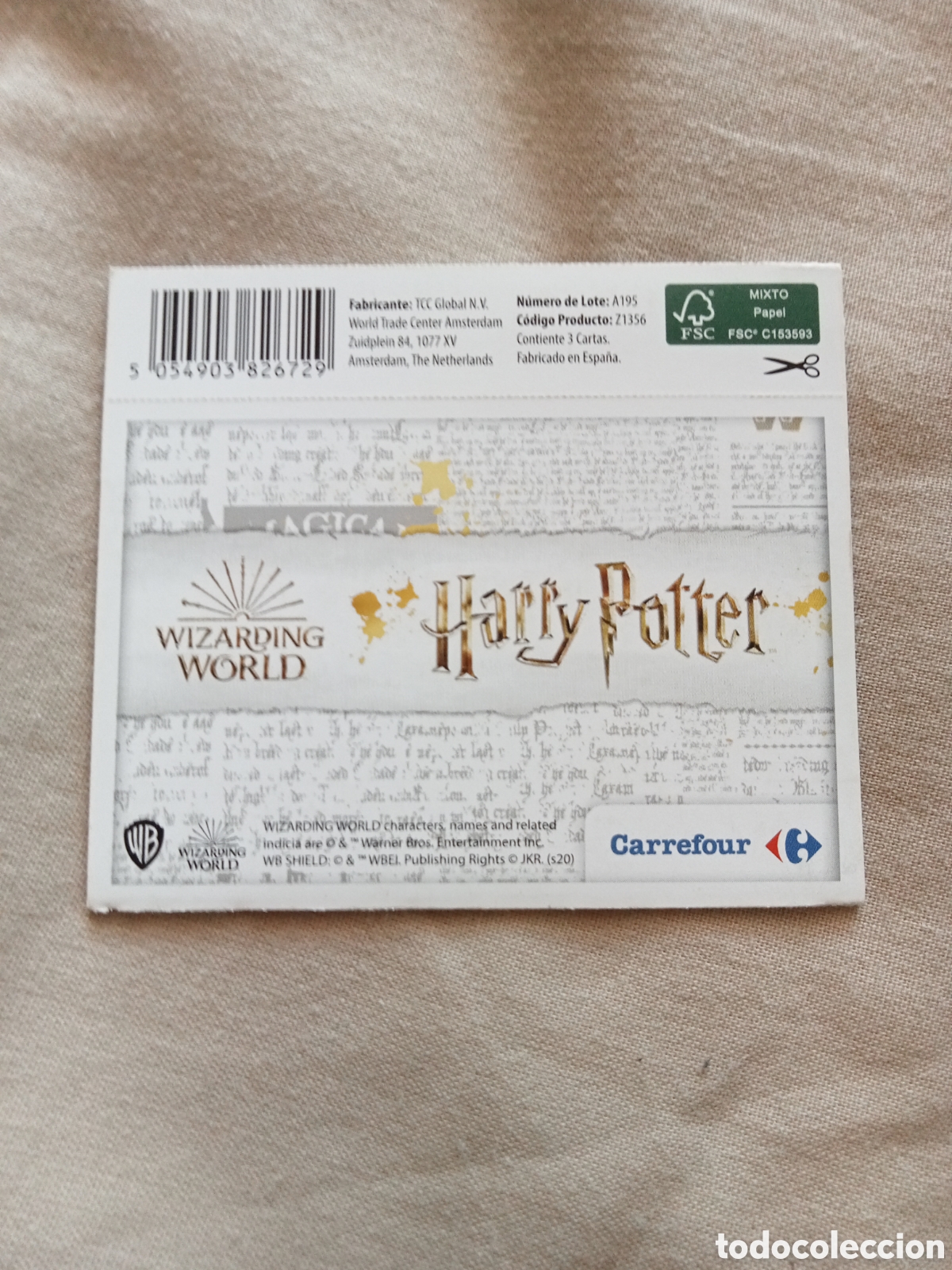 Coleccionismo cromos antiguos: 43 sobres de Harry Potter sin abrir - Foto 2