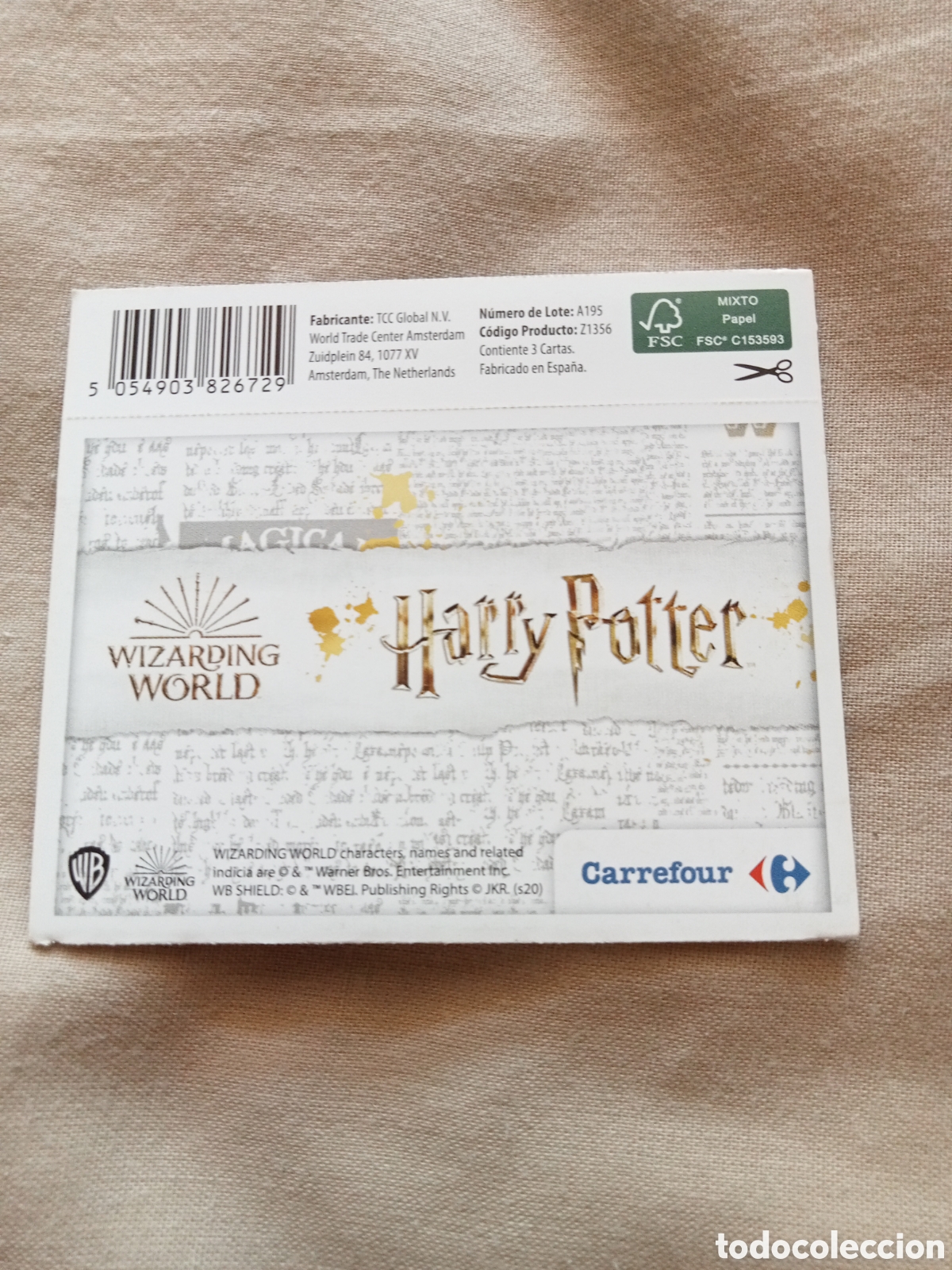 Coleccionismo cromos antiguos: Sobre sin abrir Harry Potter - Foto 1