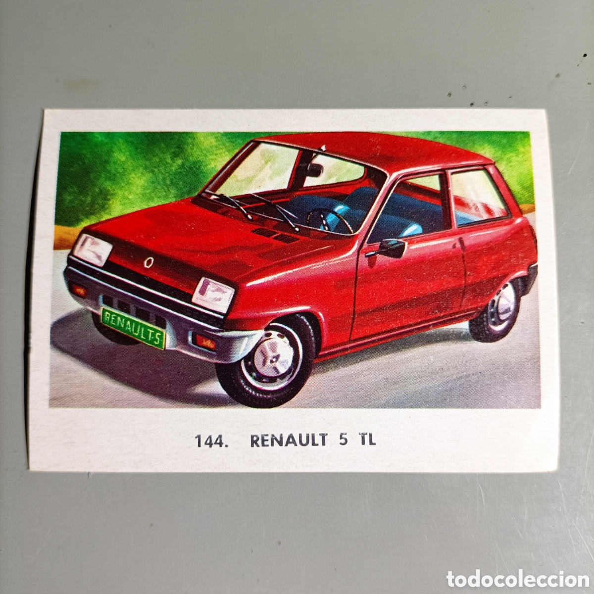Coleccionismo Cromos antiguos: CROMO ALBUM AUTOM&Oacute;VILES. ED. MAGA 1972 (RECUPERADO) - №144 RENAULT 5 TL