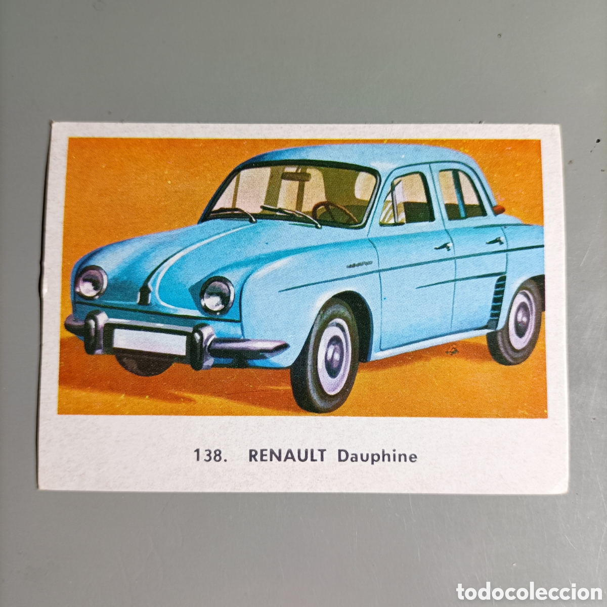 Coleccionismo Cromos antiguos: CROMO ALBUM AUTOM&Oacute;VILES. ED. MAGA 1972 (RECUPERADO) - №138 RENAULT DAUPHINE