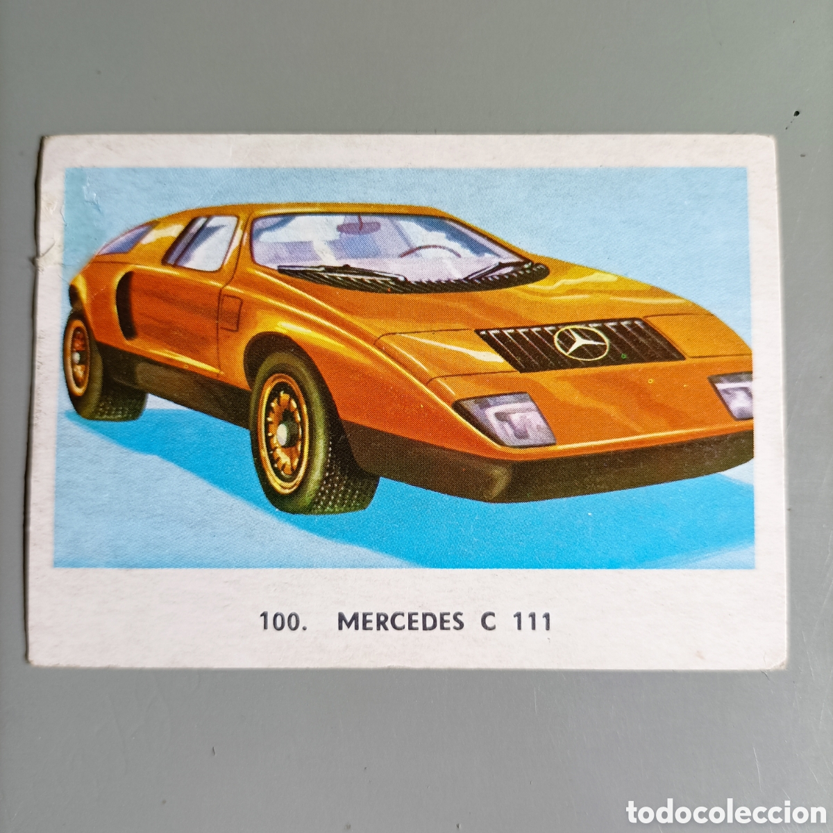Coleccionismo cromos antiguos: CROMO ALBUM AUTOM&Oacute;VILES. ED. MAGA 1972 (RECUPERADO) - №100 MERCEDES C 111