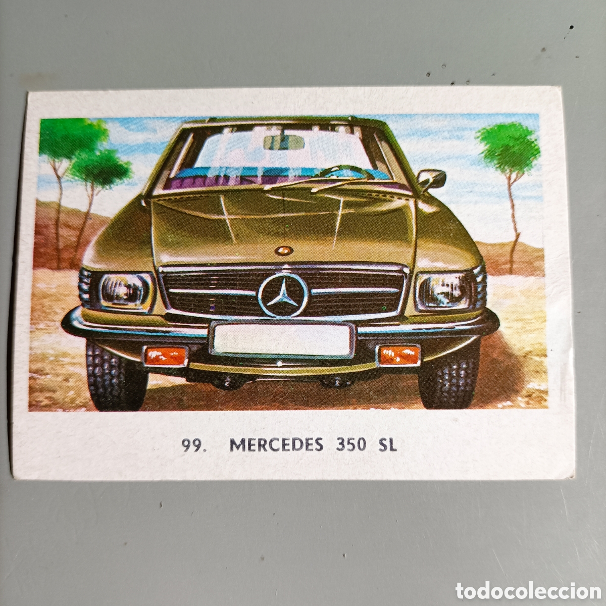 Coleccionismo cromos antiguos: CROMO ALBUM AUTOM&Oacute;VILES. ED. MAGA 1972 (RECUPERADO) - №99 MERCEDES 350 SL