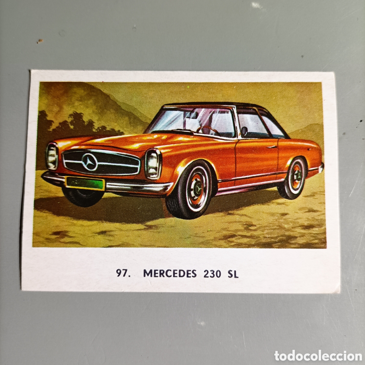 Coleccionismo cromos antiguos: CROMO ALBUM AUTOM&Oacute;VILES. ED. MAGA 1972 (RECUPERADO) - №97 MERCEDES 230 SL