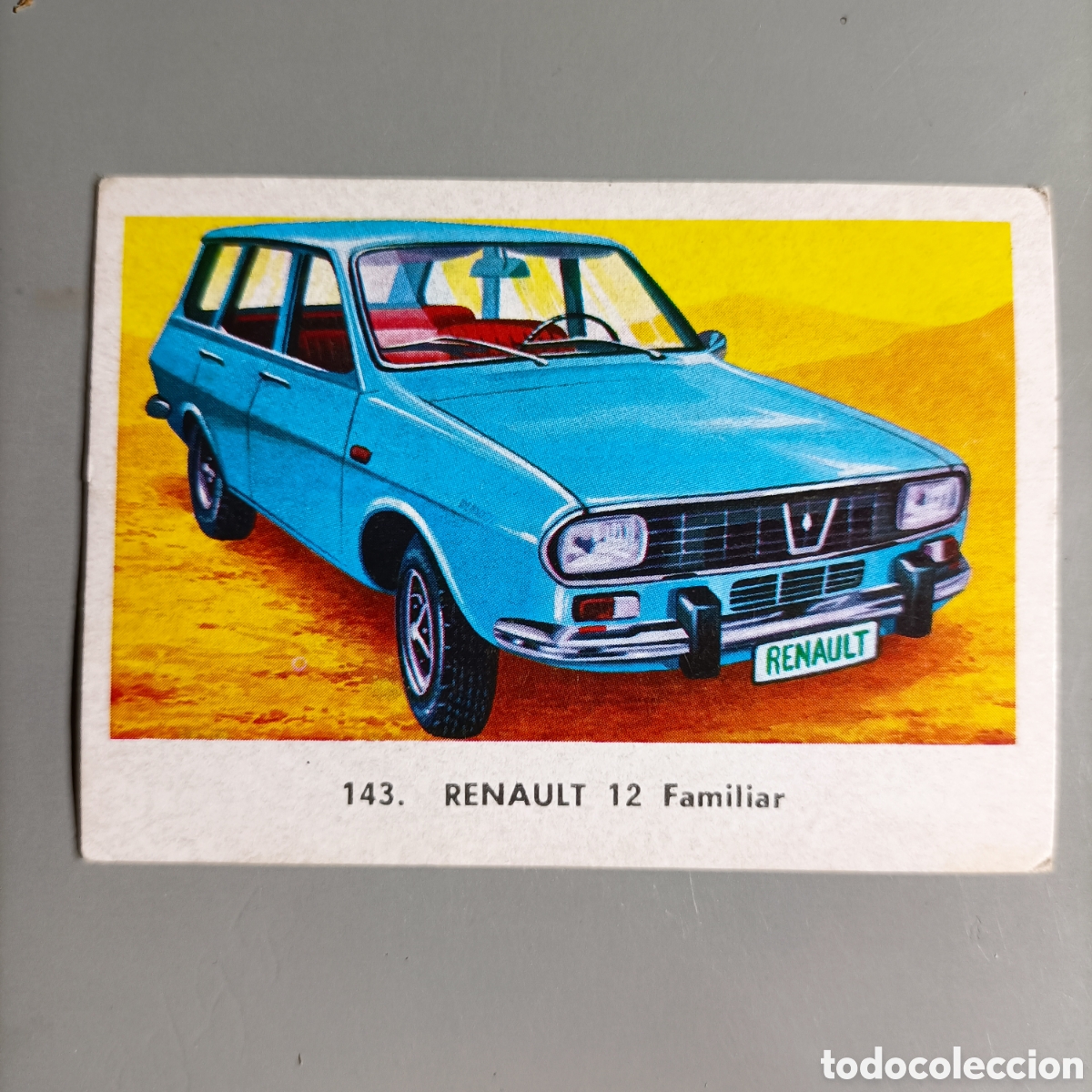 Coleccionismo Cromos antiguos: CROMO ALBUM AUTOM&Oacute;VILES. ED. MAGA 1972 (RECUPERADO) - №143 RENAULT 12 FAMILIAR