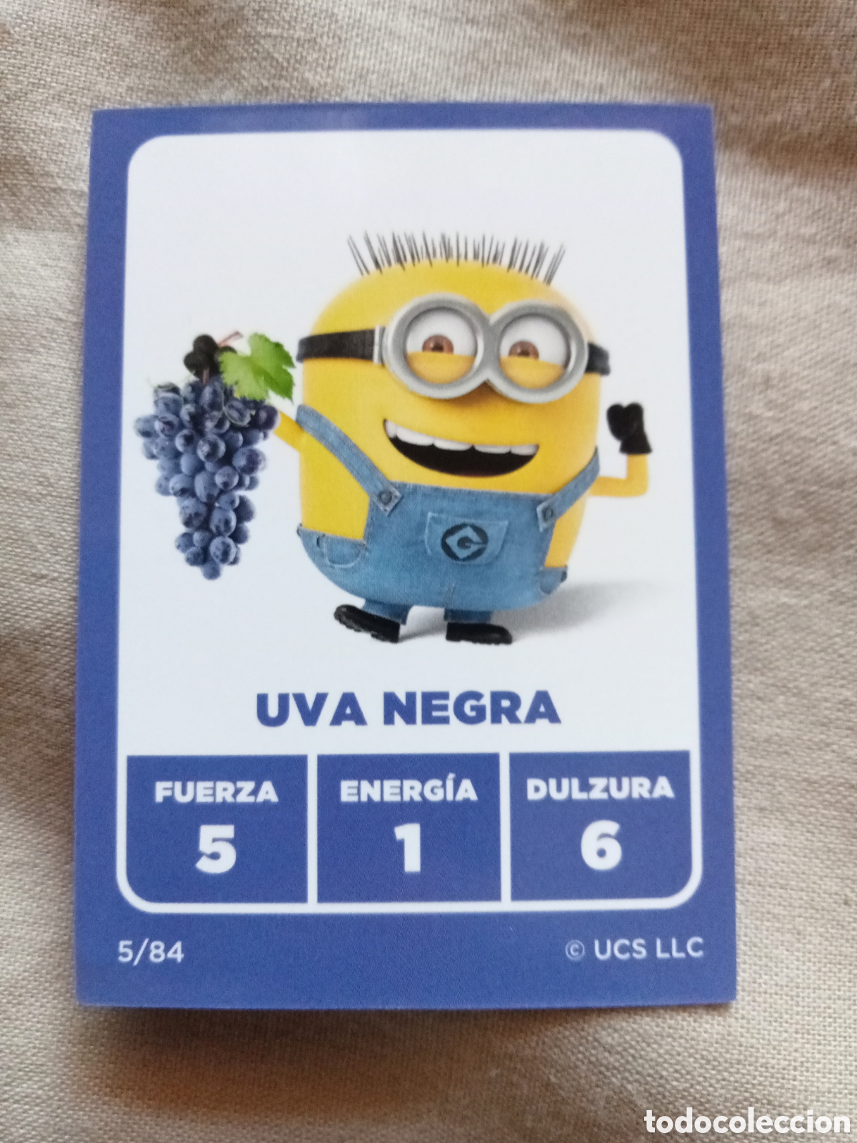 Collezionismo Figurine antiche: Carta N&ordm;5 LOS MINIONS