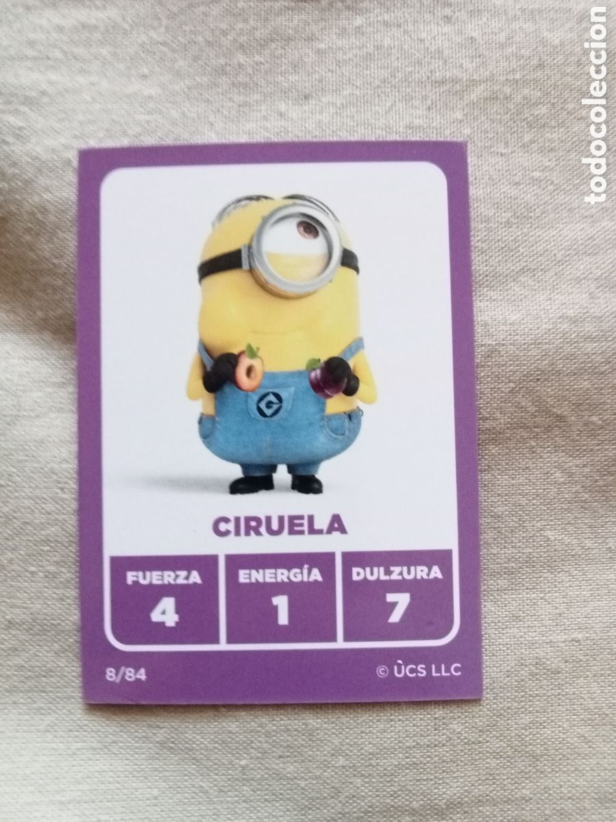 Collezionismo Figurine antiche: Carta N&ordm;8 LOS MINIONS