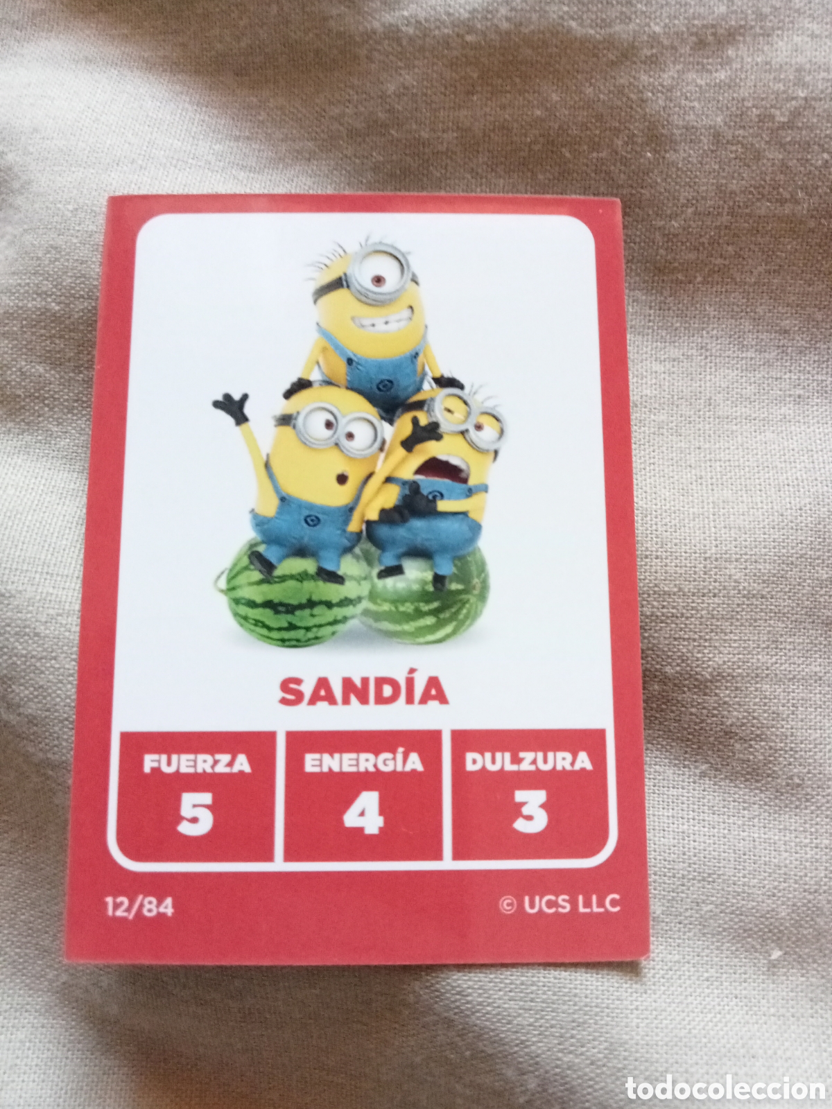 Collezionismo Figurine antiche: Carta N&ordm;12 LOS MINIONS