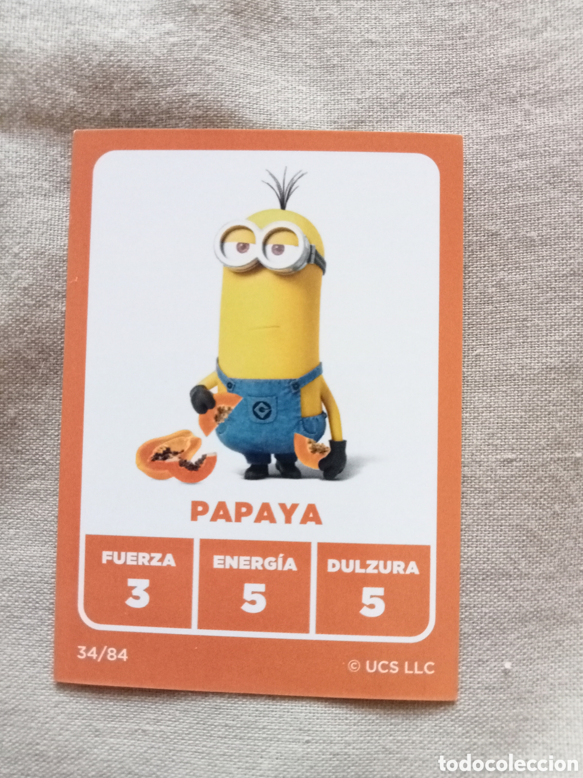 Coleccionismo Cromos antiguos: Carta N&ordm;34 LOS MINIONS