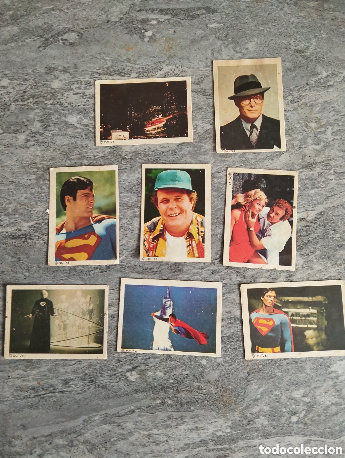 Coleccionismo cromos antiguos: Lote cromos de la pel&iacute;cula Superm&aacute;n 1979 - Foto 1