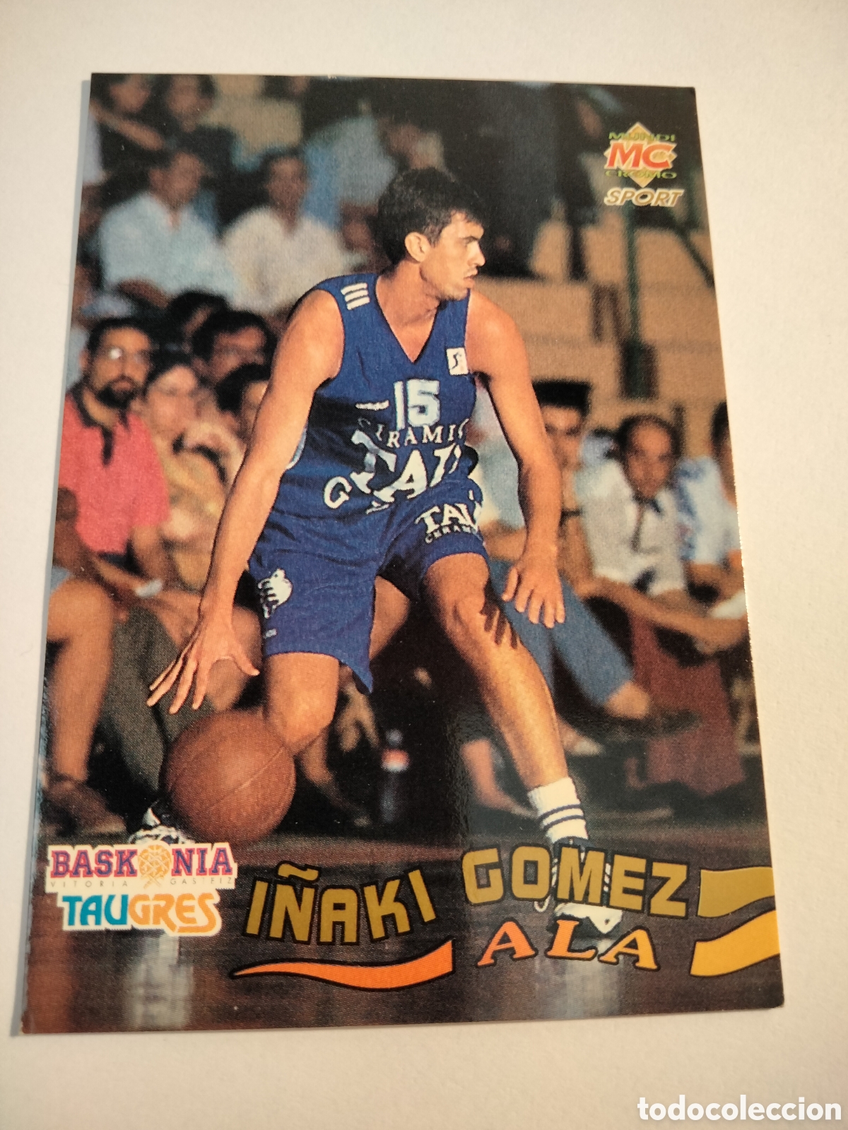 Collectionnisme Cartes &agrave; collectionner anciennes: I&Ntilde;AKI GOMEZ # 47 BASKONIA TAUGRES LIGA ACB 96 MUNDICROMO SPORT