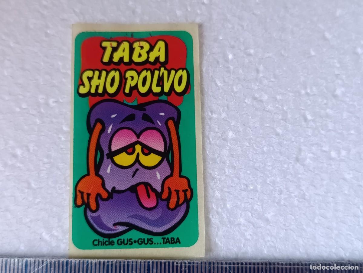 Colecionismo Cromos antigos: CROMO DE CHICLES GUS - GUS TABA SHO POLVO