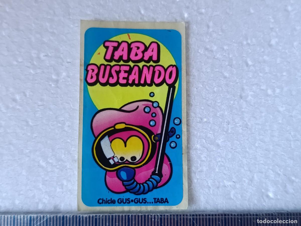 Colecionismo Cromos antigos: CROMO DE CHICLES GUS - GUS TABA BUSEANDO
