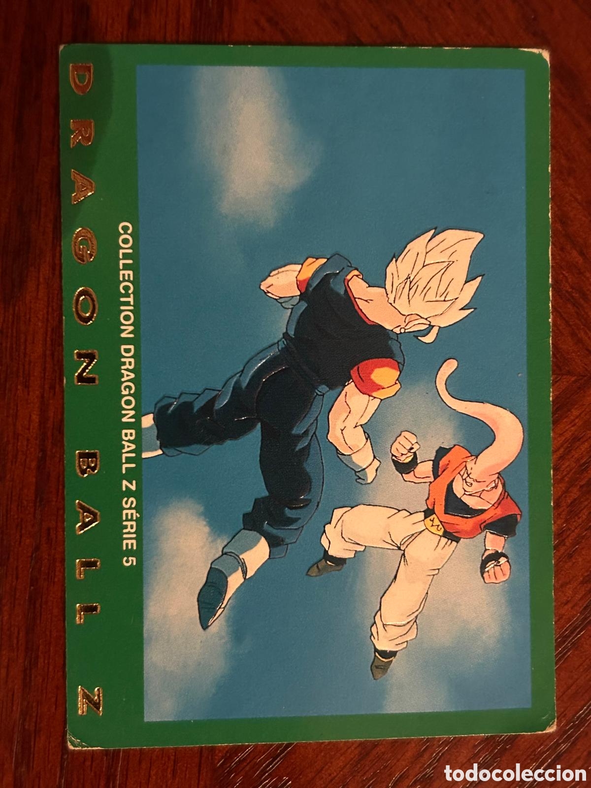 Collectable Antique Stickers: Cromos Drag&oacute;n ball z serie 5 verde