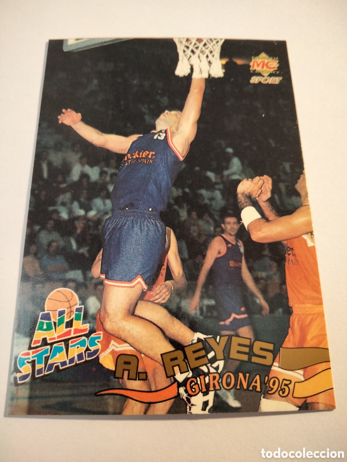 Sammeln alte Sammelbilder: A. REYES # 215 ALL STARS LIGA ACB 96 MUNDICROMO SPORT