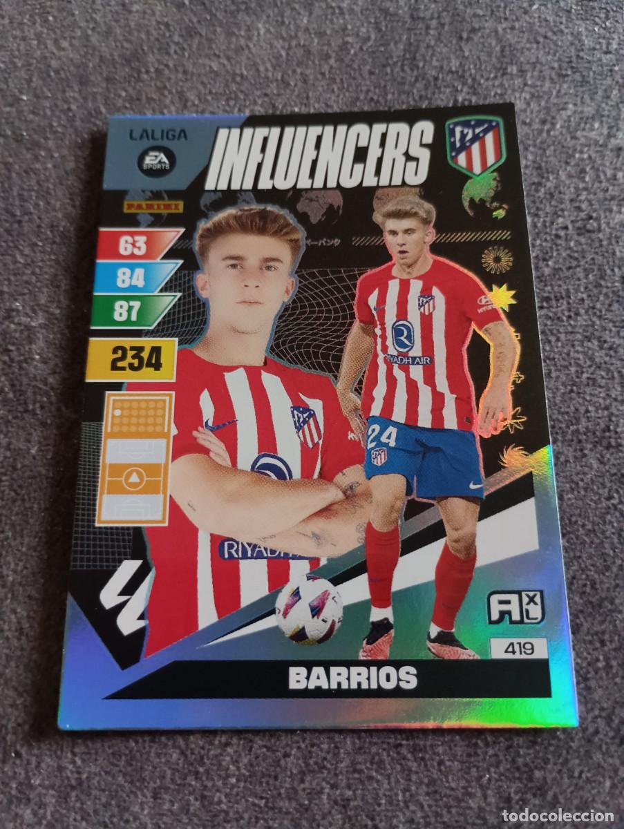 Collectable Antique Stickers: BARRIOS INFLUENCERS ADRENALYN 23 24