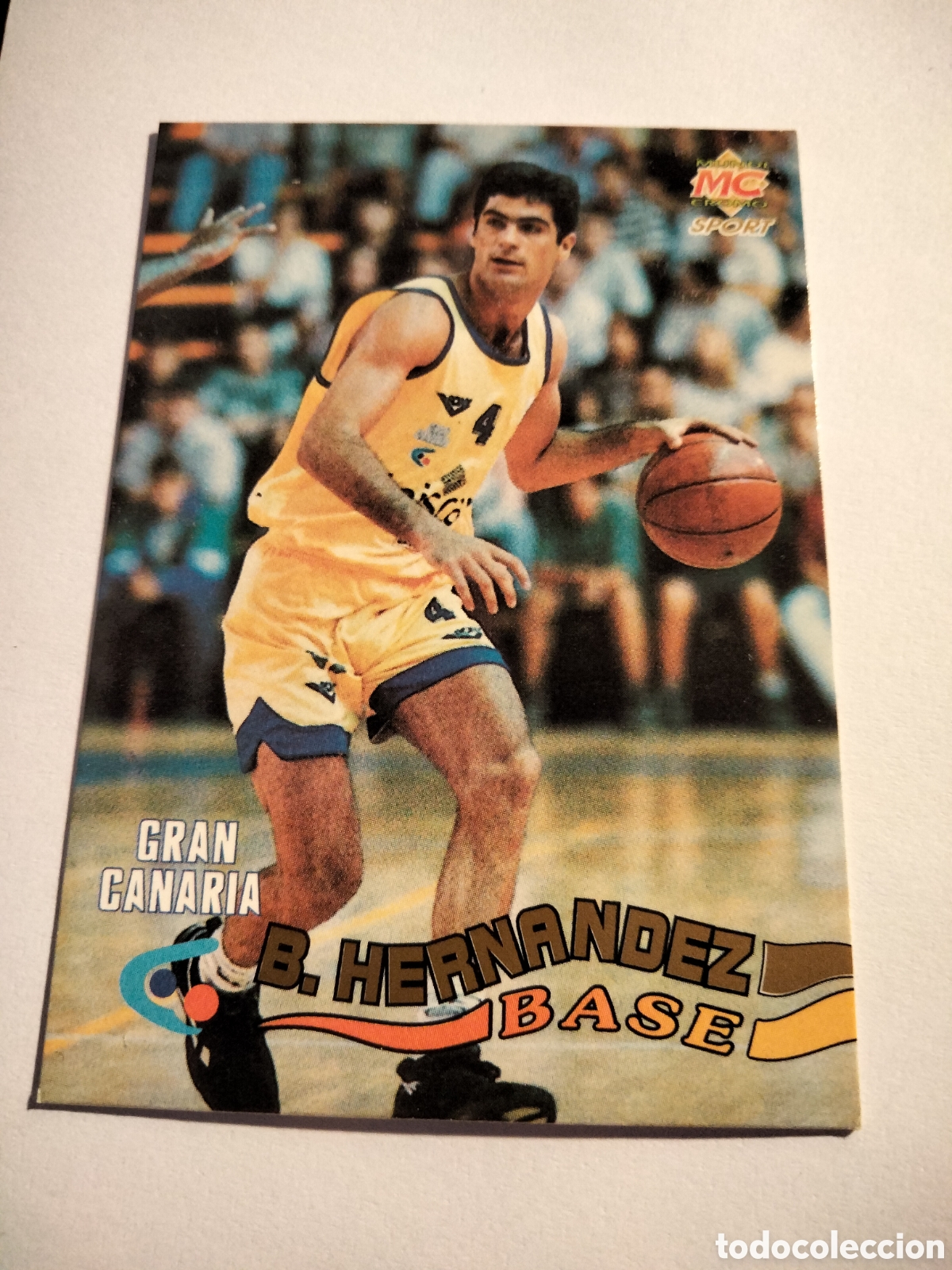 Collectionnisme Cartes &agrave; collectionner anciennes: B. HERN&Aacute;NDEZ # 189 GRAN CANARIA LIGA ACB 96 MUNDICROMO SPORT